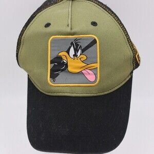 Looney Tunes Daffy Duck Vintage Trucker Snapback Cap Adult OS Adjustable